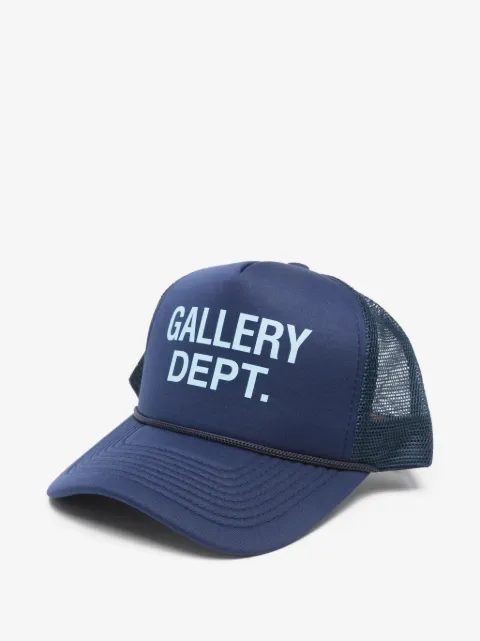 GALLERY DEPT. logo-print trucker cap