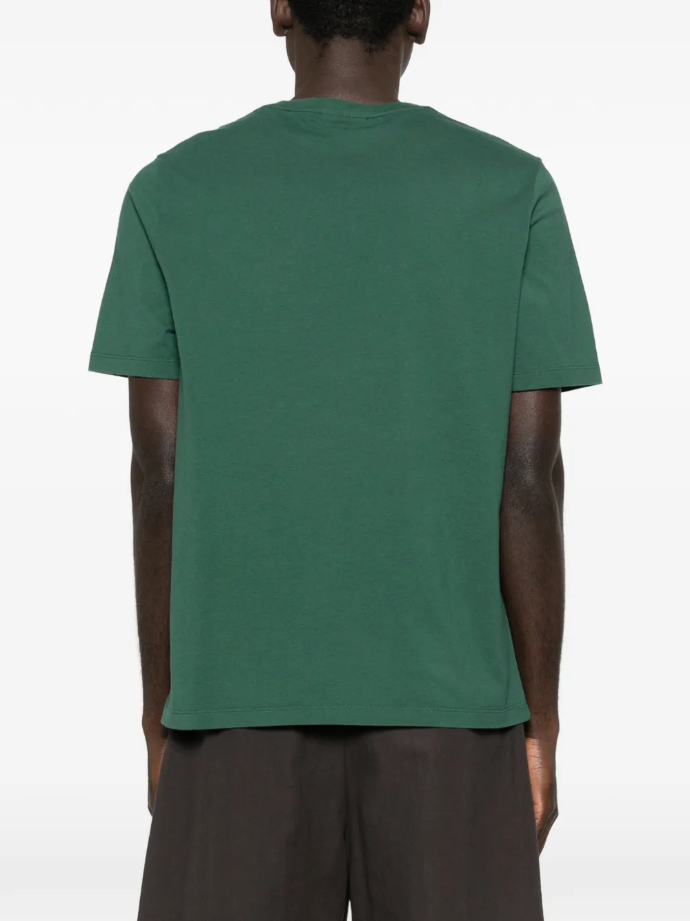 Maison Kitsuné T-shirt met vospatroon Groen
