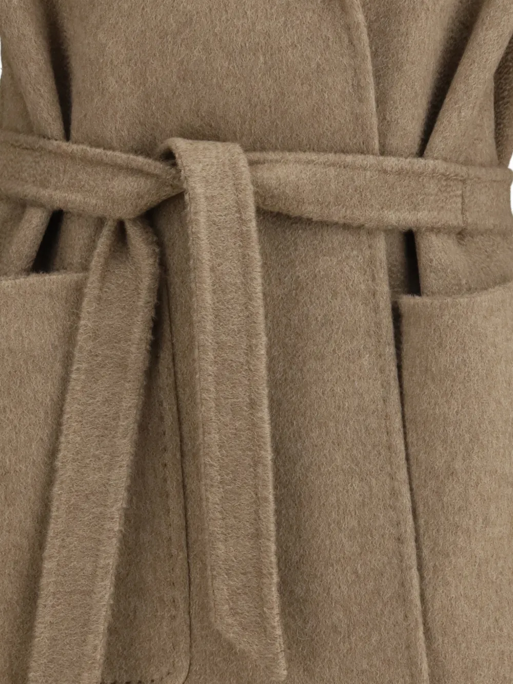 Max Mara Lilia jas met ceintuur Beige