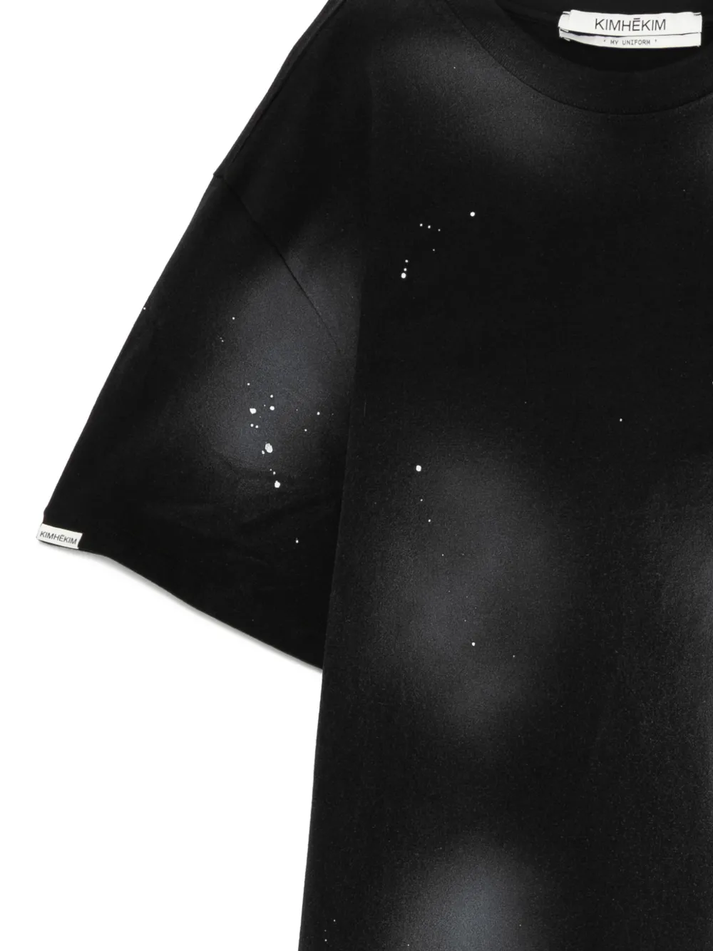  Kimhekim Spray-dyed T-shirt - Black 
