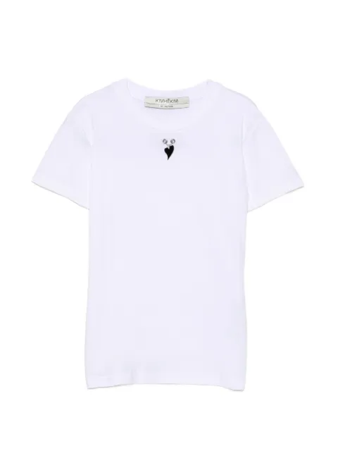 Kimhekim heart-charm T-shirt