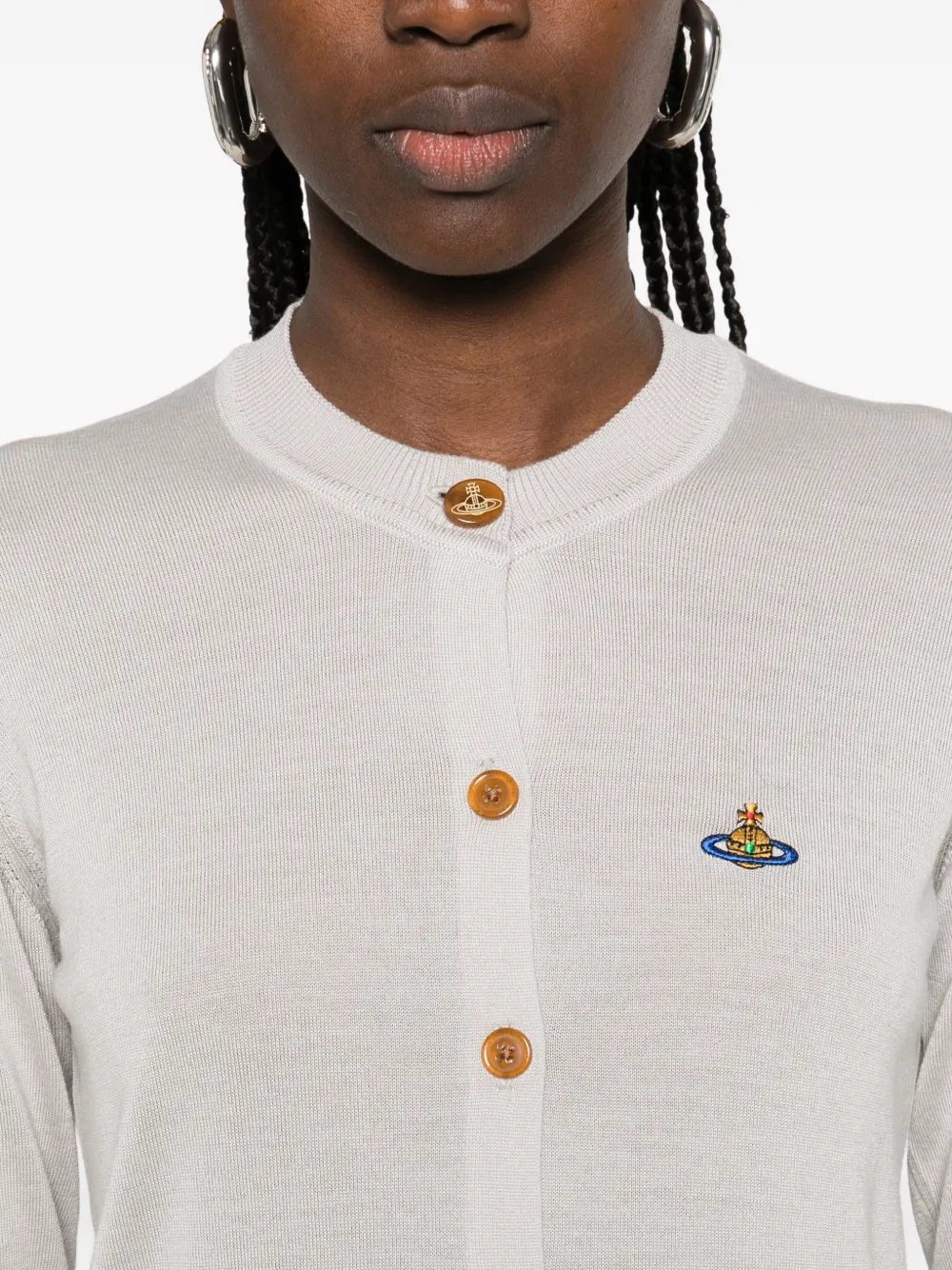 Vivienne Westwood Vest met logodetail en knopen Grijs