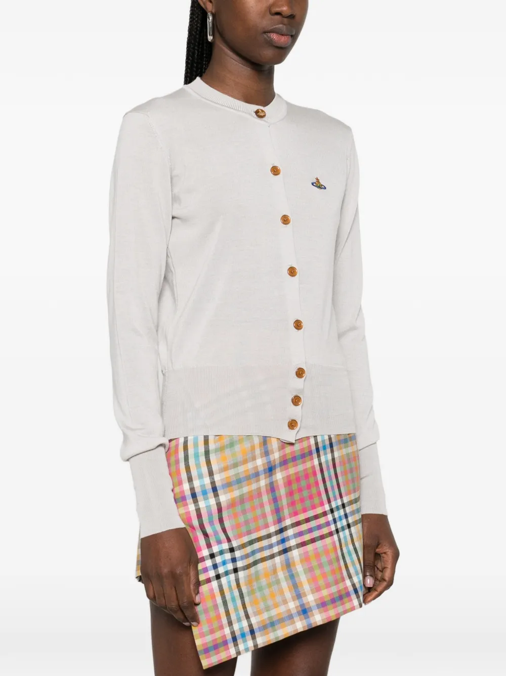Vivienne Westwood Vest met logodetail en knopen Grijs