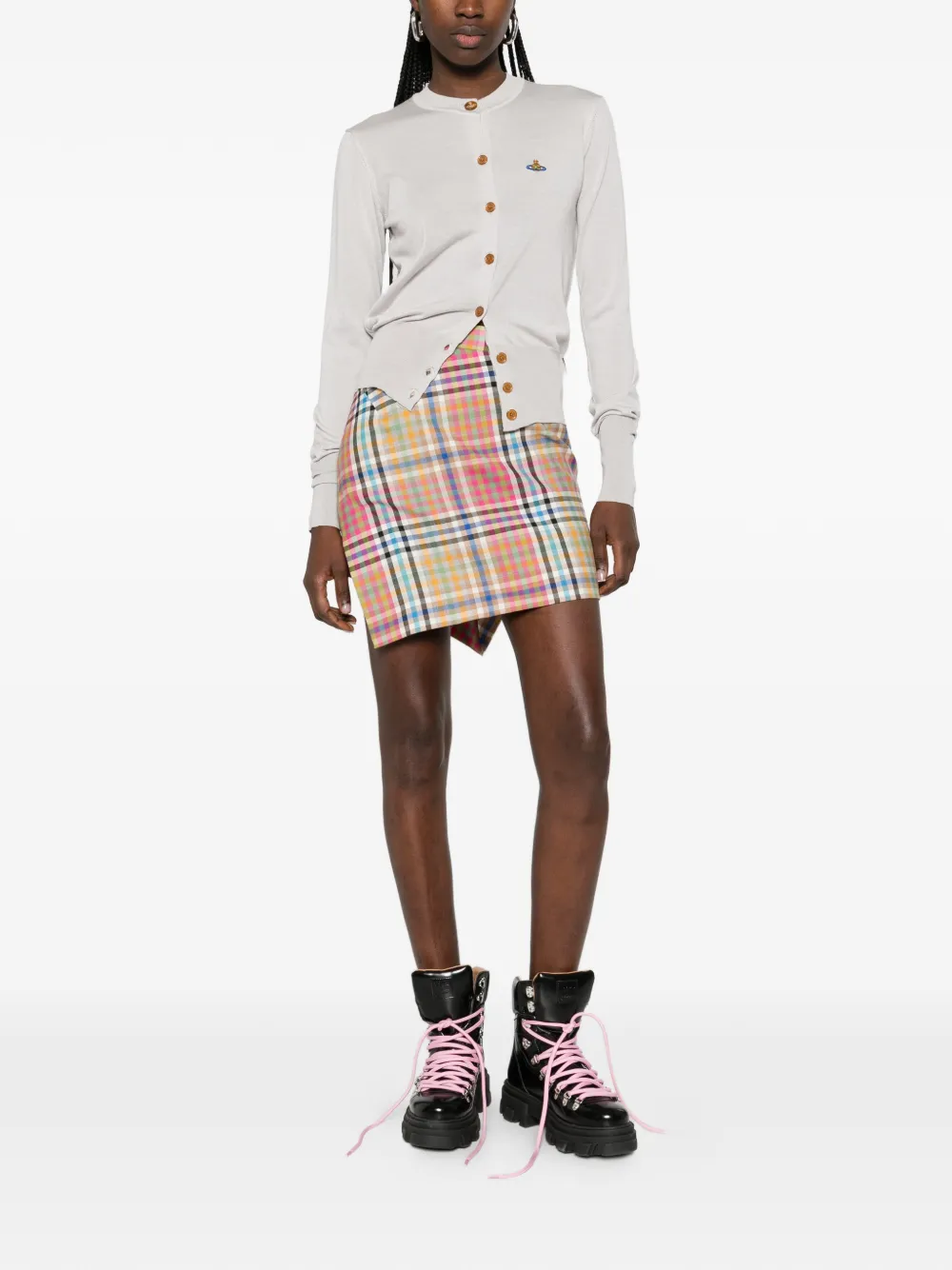 Vivienne Westwood Vest met logodetail en knopen Grijs