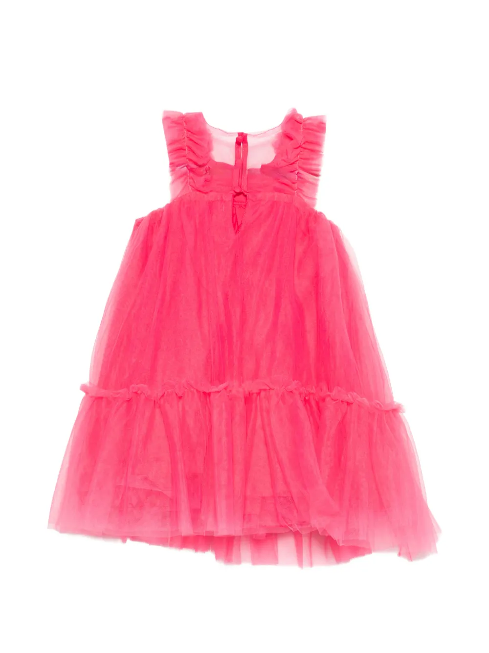  Abel & Lula Ruffled Tiered Dress - Pink 