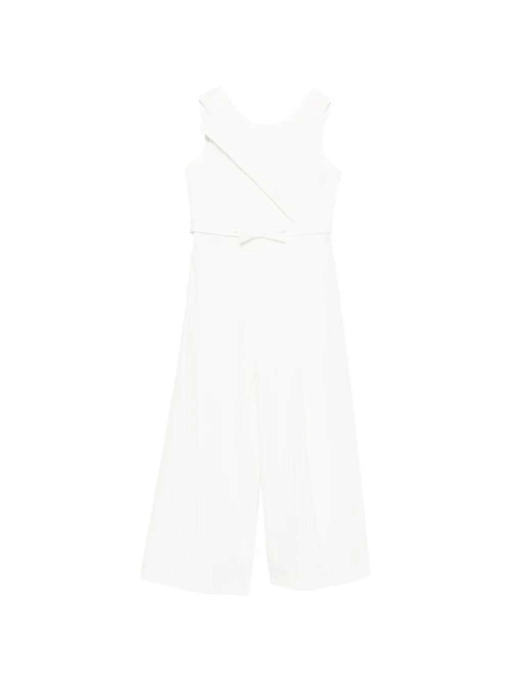 Abel & Lula bow jumpsuit | White
