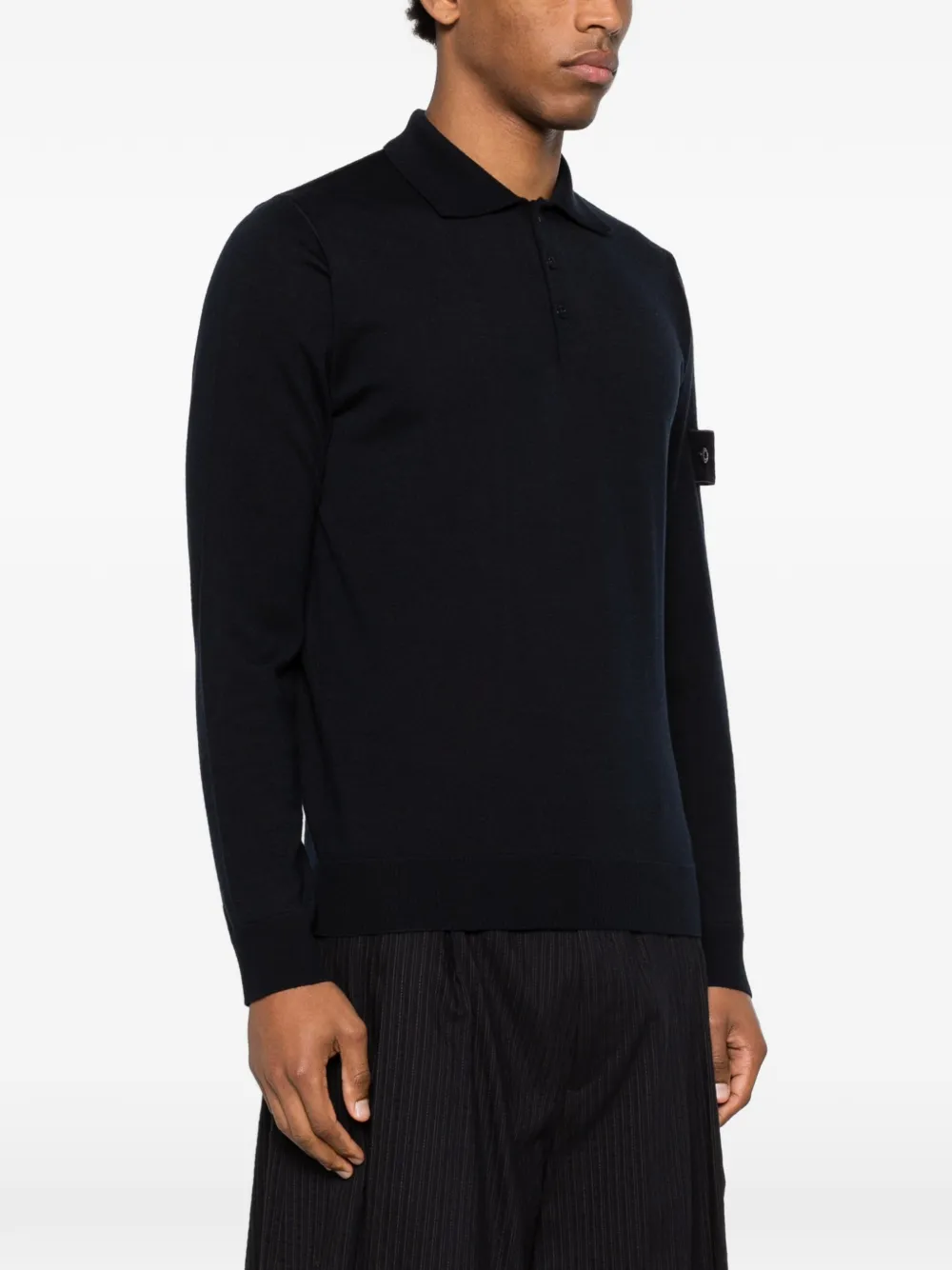 Compass-Badge Polo Shirt