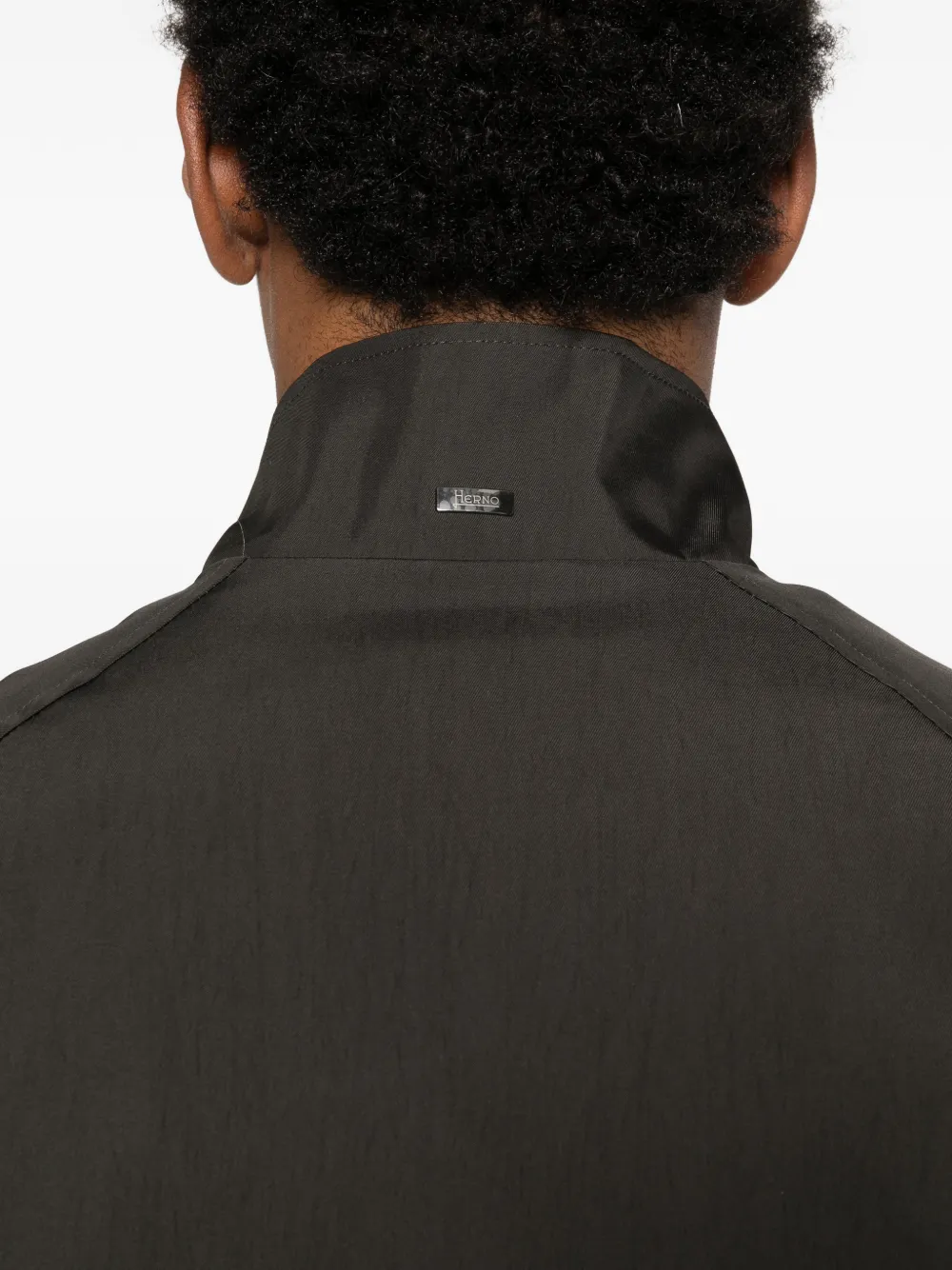 Herno Zip Jacket In Green