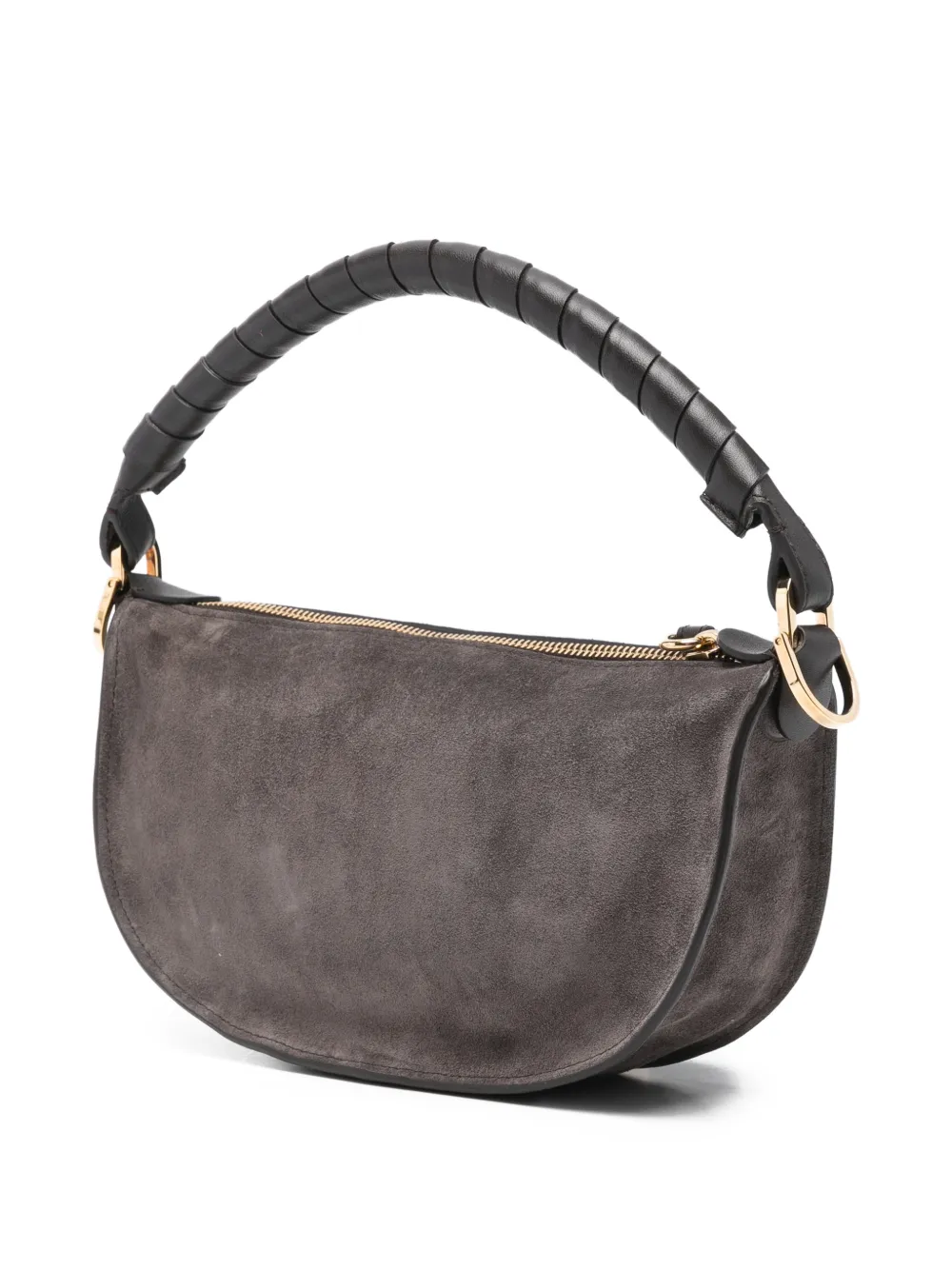  Chloé Suede Shoulder Bag - Grey 