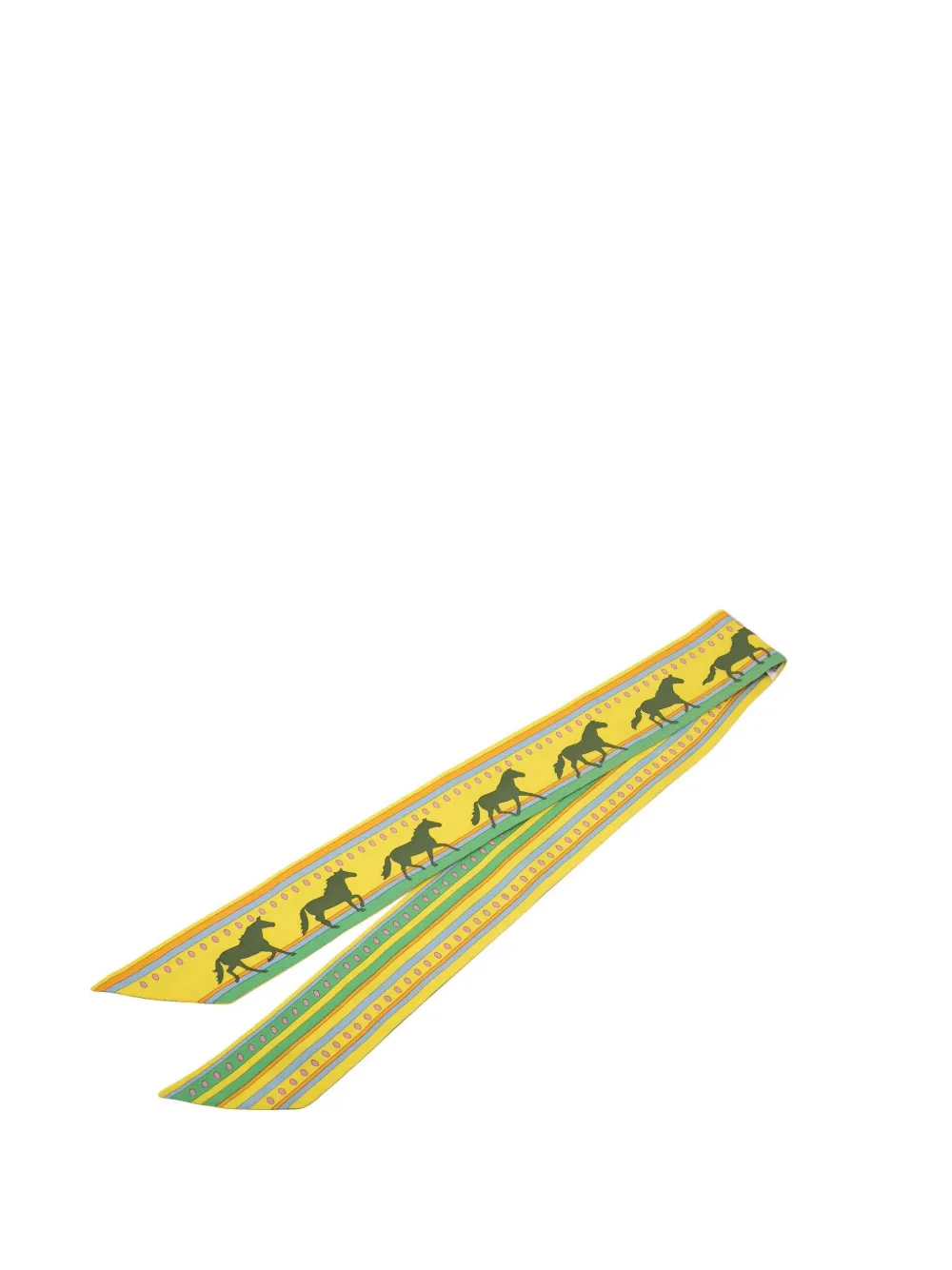 Hermès Pre-Owned 2000-2025 Sequences Silk Twilly Scarf scarves - Multicolore