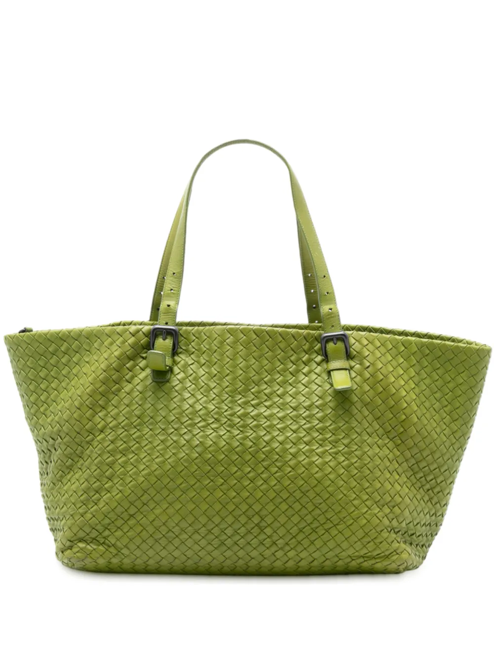 Bottega Veneta Pre-Owned 2012-2025 Large Nappa Intrecciato Cesta tote bag - Verde