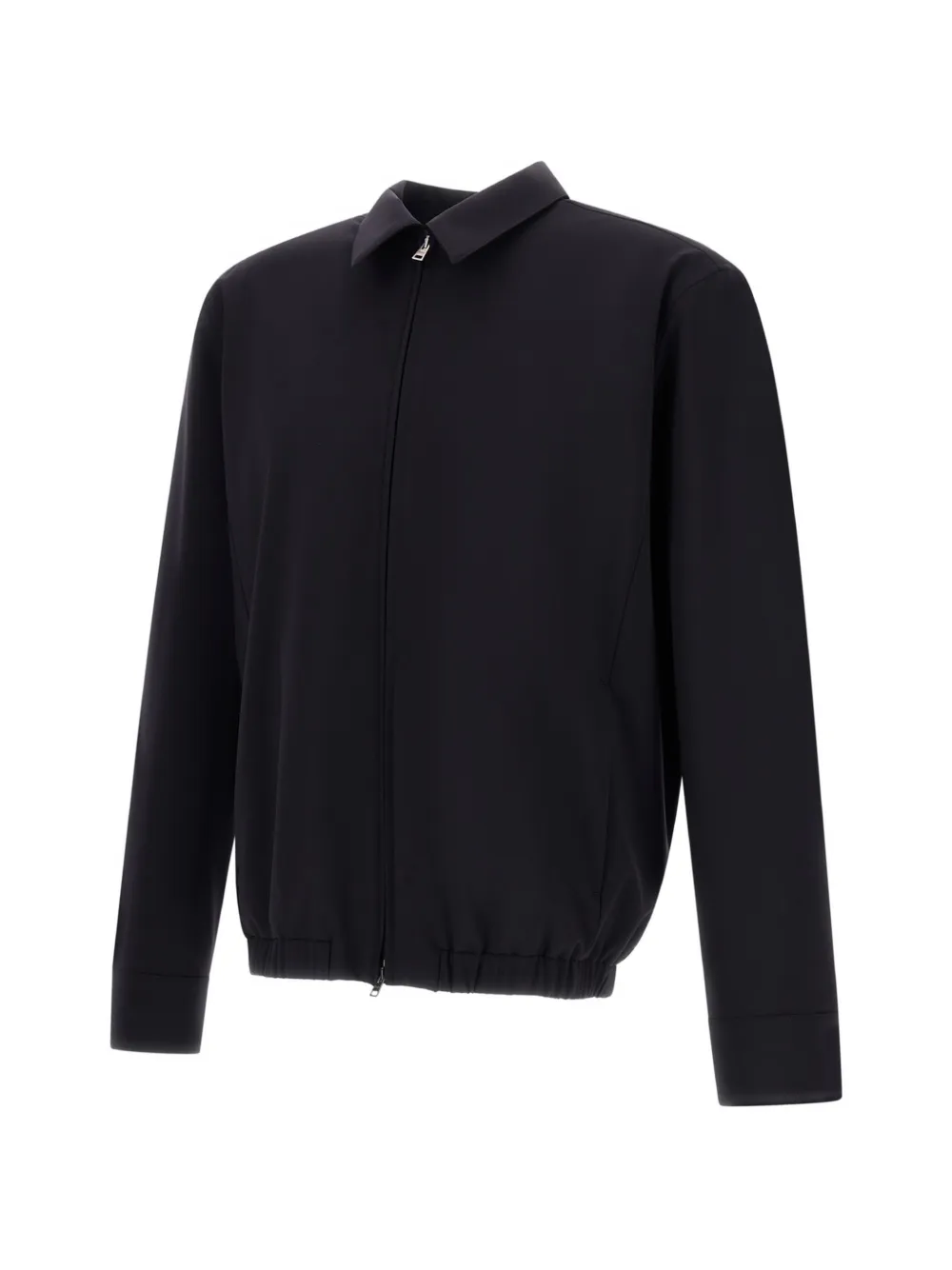 Herno zip-up shirt jacket - Nero