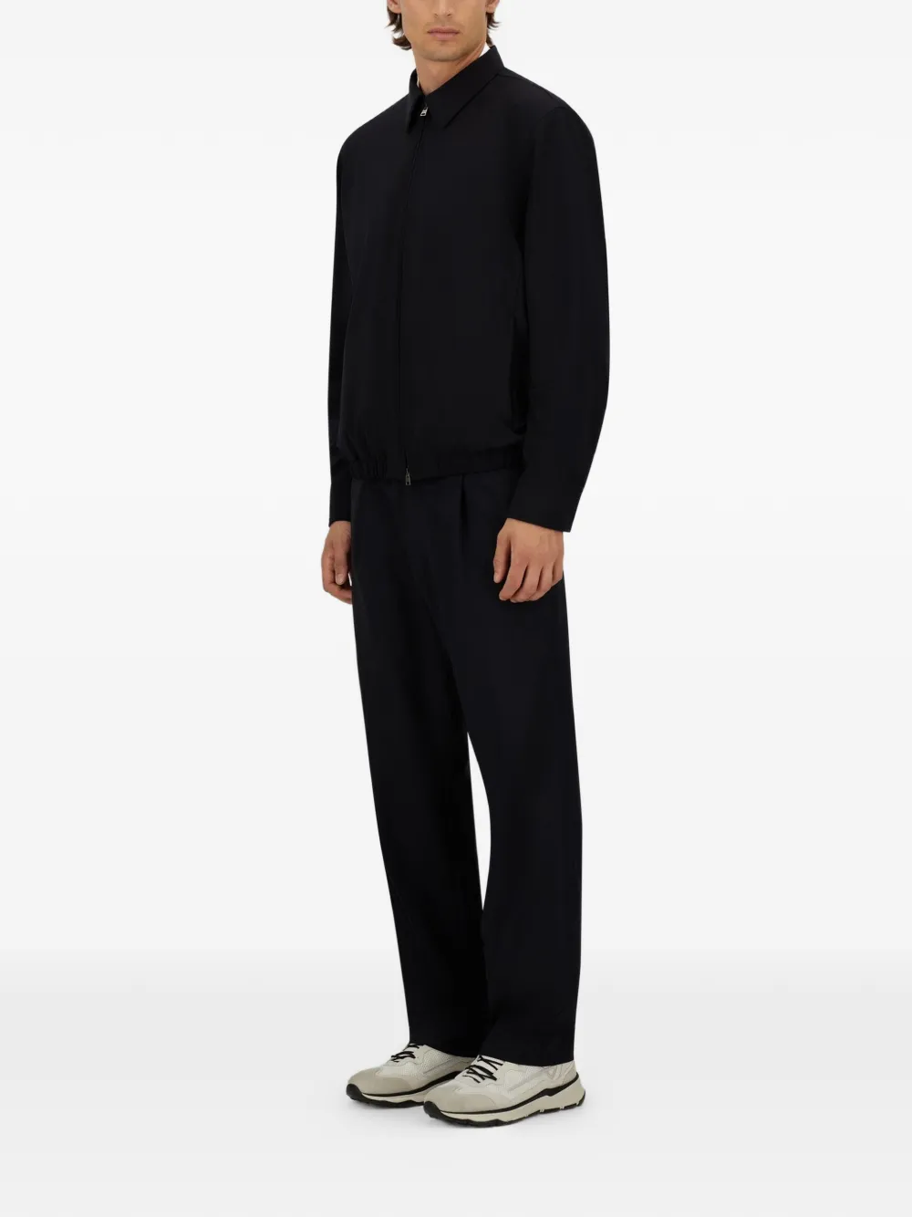 Herno Shirtjack met rits Blauw