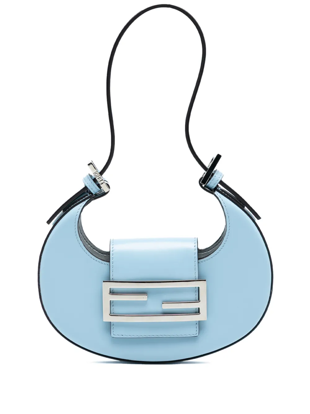 Fendi Pre-Owned 2010-2025 Mini Leather Cookie hobo bag - Blu