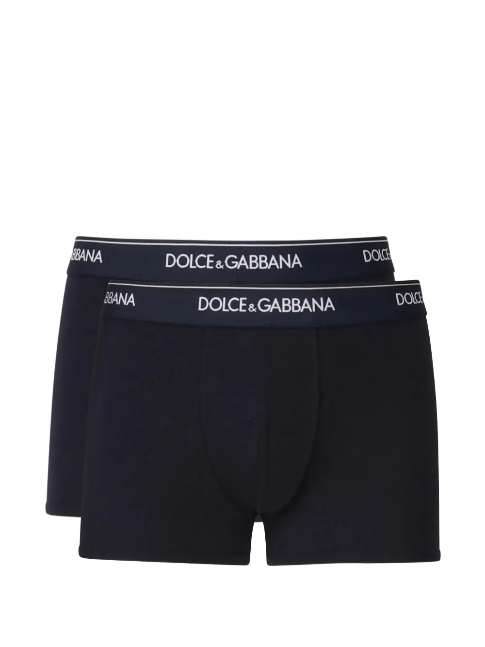 Dolce & Gabbana logo-waistband boxers (set of two) - Blu