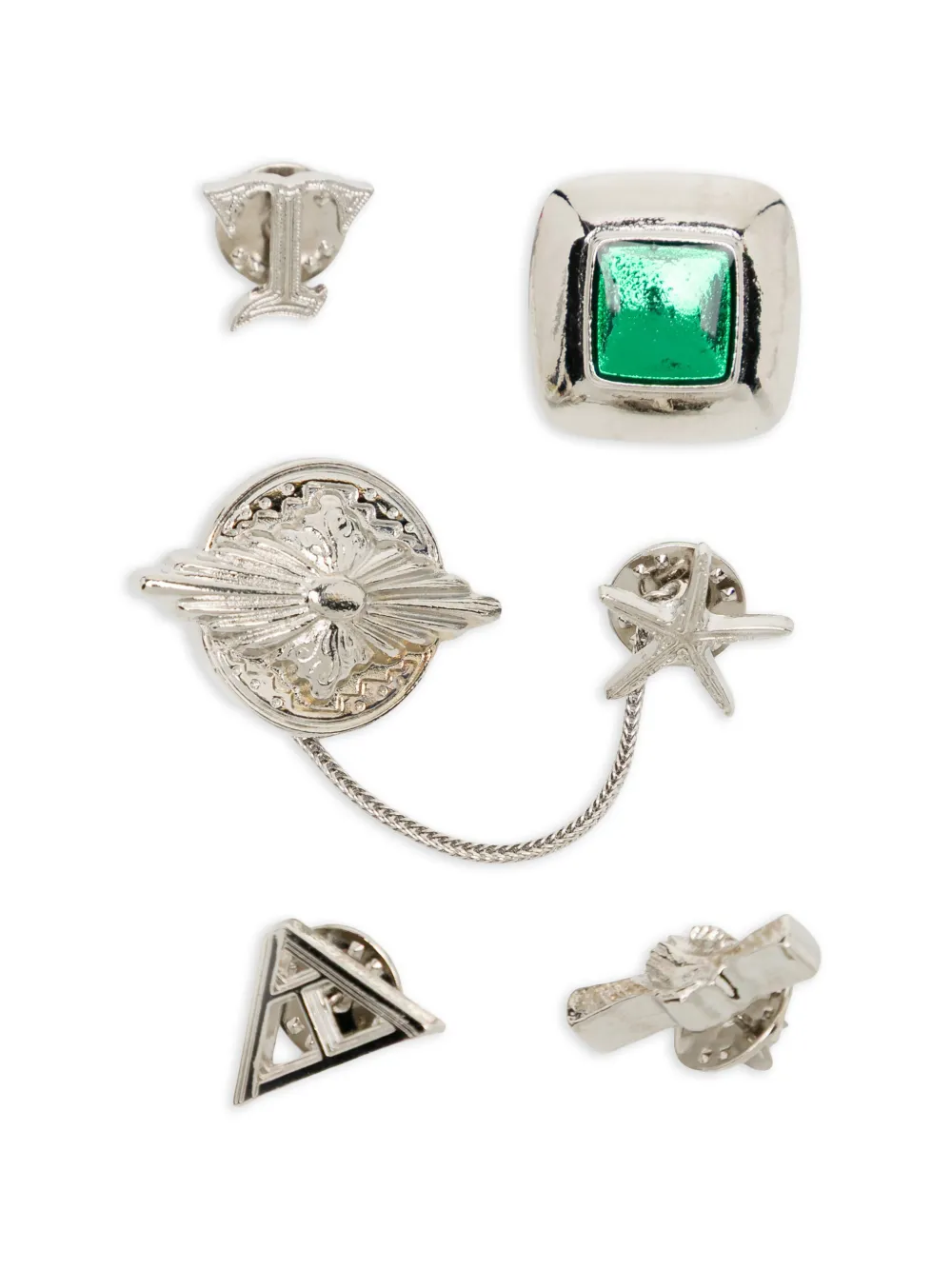 Toga starfish chain brooch set (set of six) - Argento