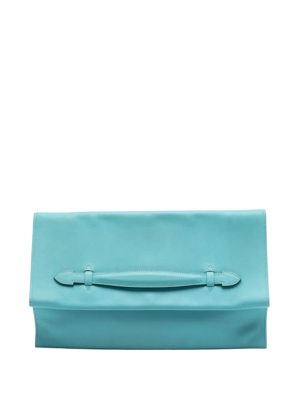 Hermès Pre-Owned 2015 Evercolor Pliplat clutch bag - Blu