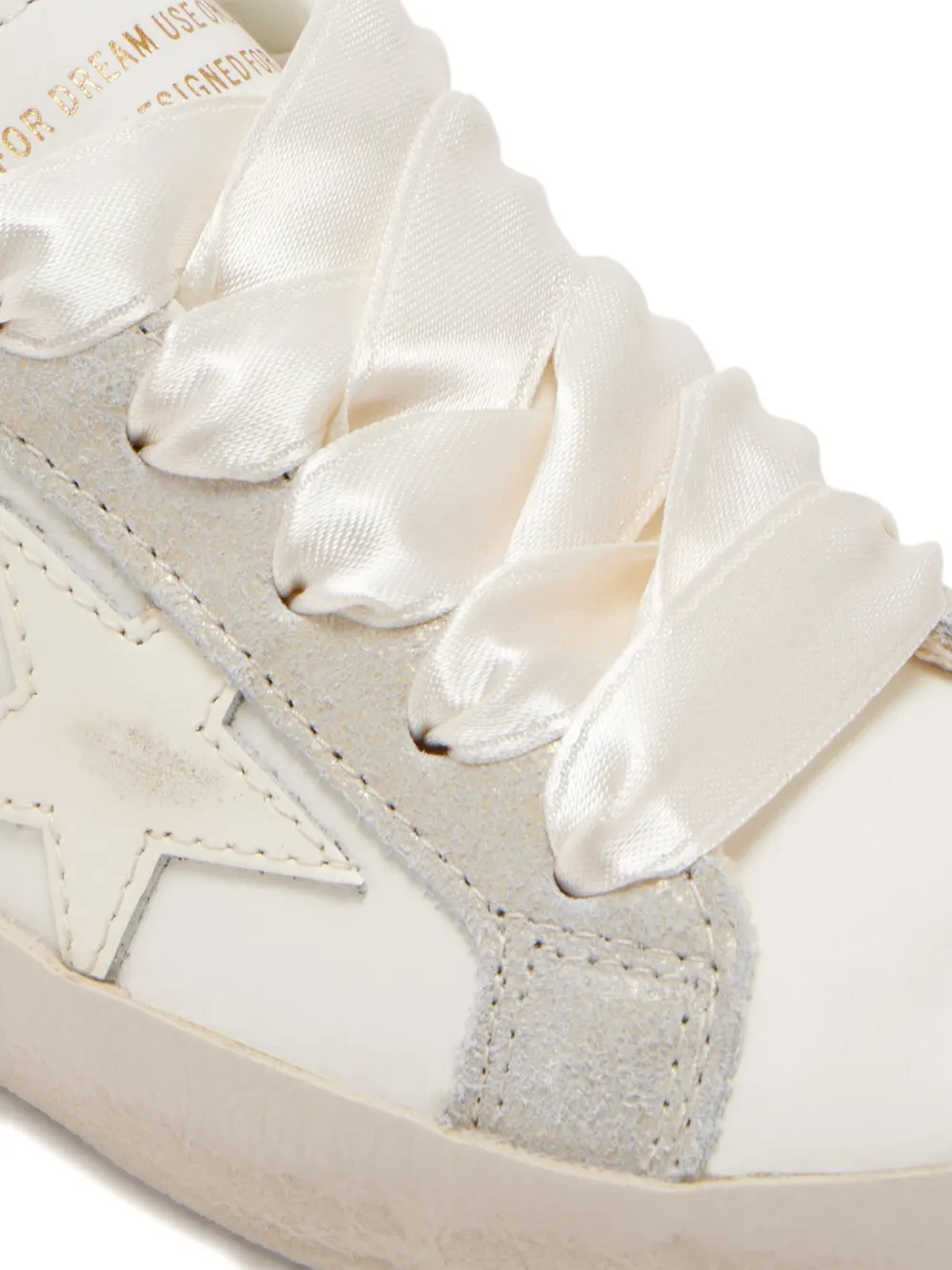 Golden Goose Kids Super-Star lace sneakers Beige