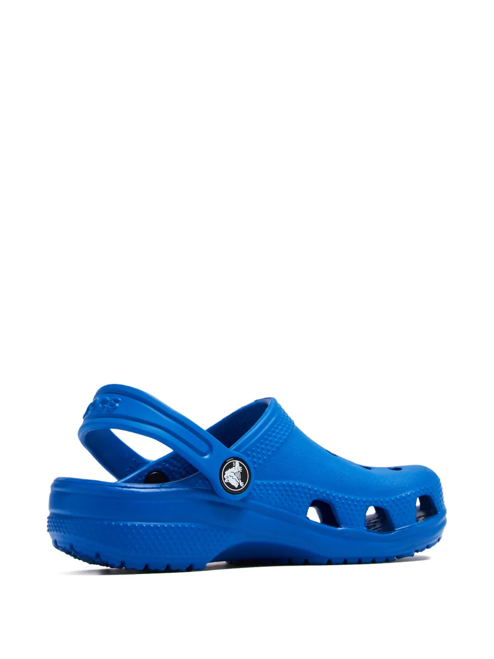 Crocs Kids Classic perforated-design clogs Blauw