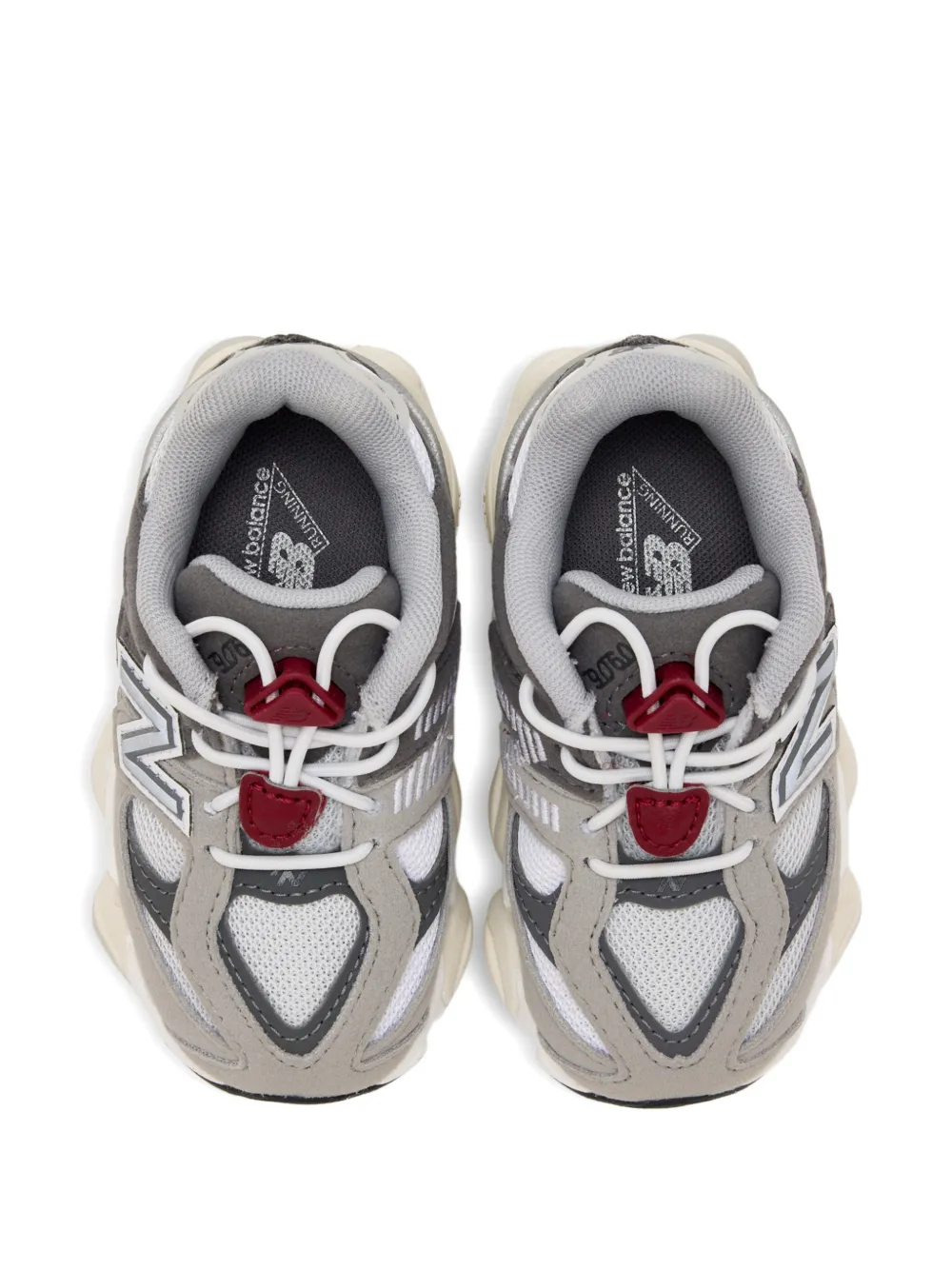 New Balance Kids 9060 logo-detail sneakers Grijs