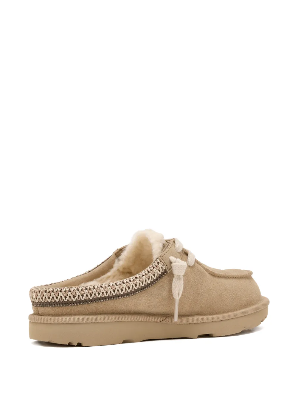 UGG Kids lace trimmed slippers Beige