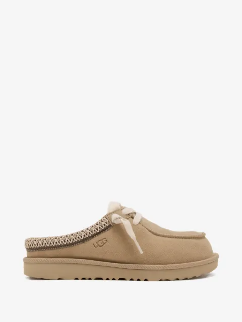UGG Kids slippers con ribete de encaje