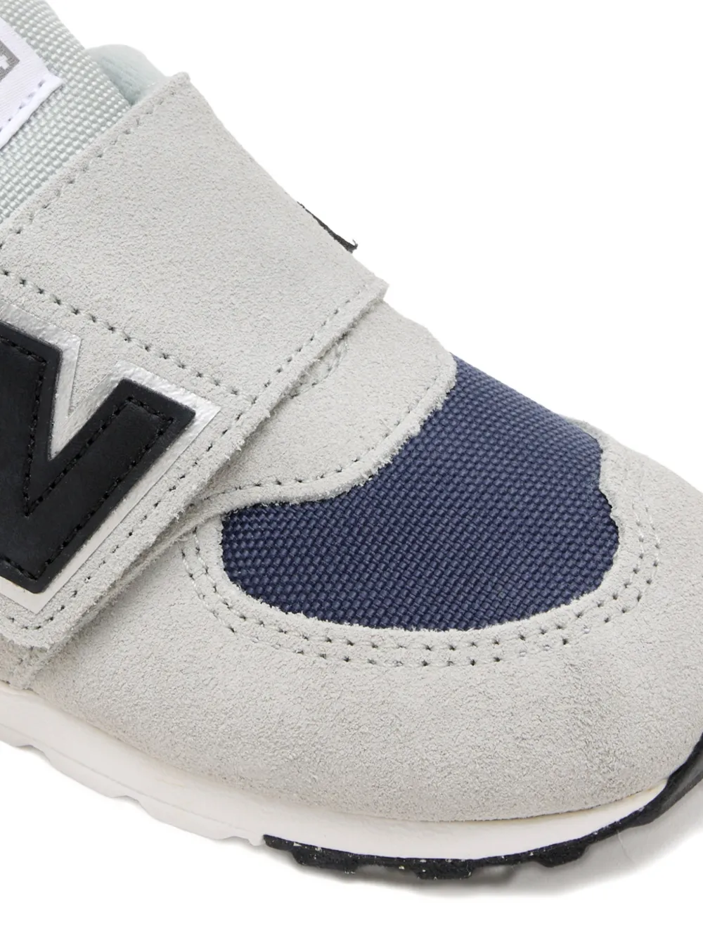 New Balance Kids 574 logo-patch sneakers Grijs