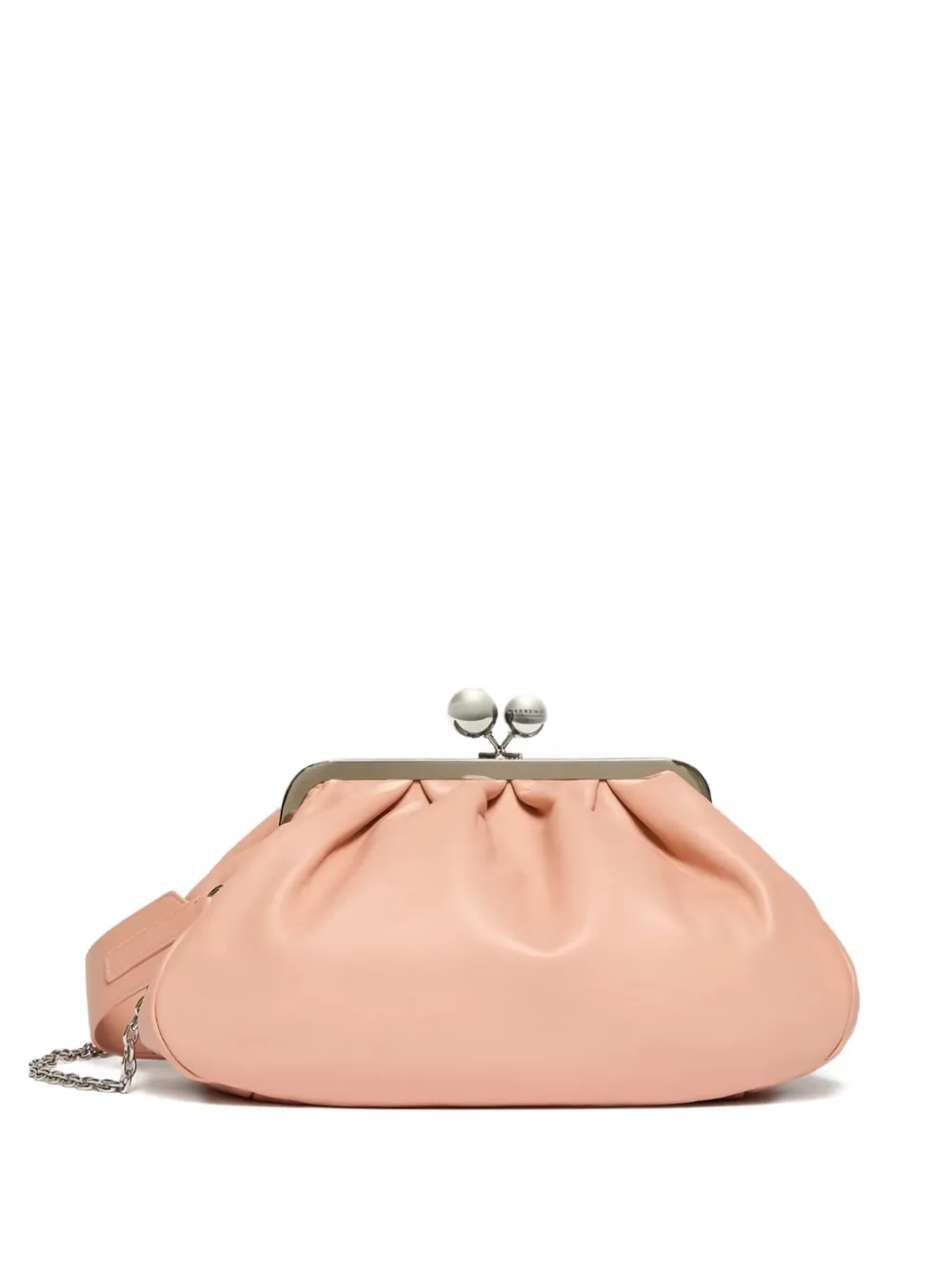Weekend Max Mara leather clutch bag - Rosa