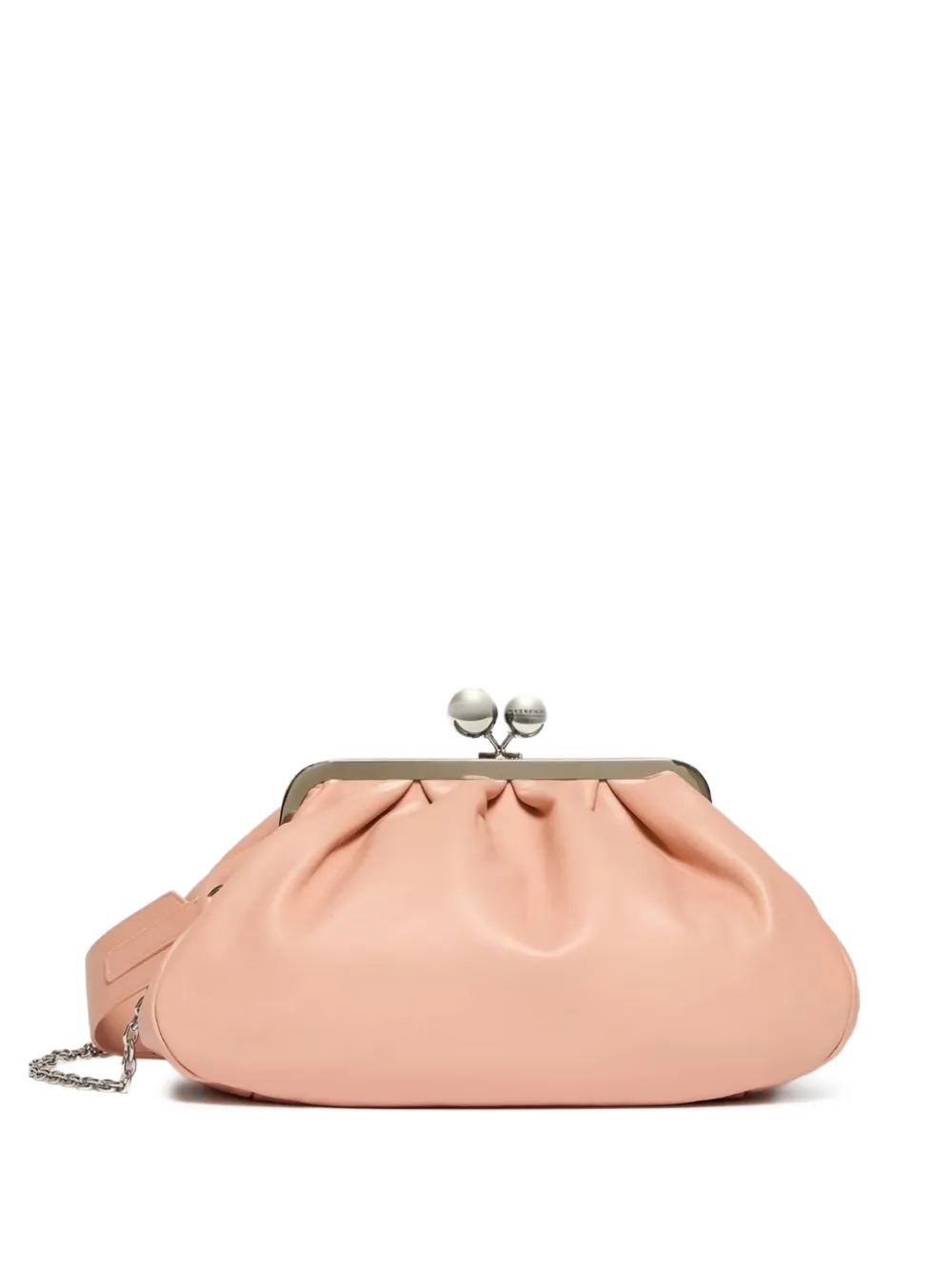 Weekend Max Mara leather clutch bag - Rosa