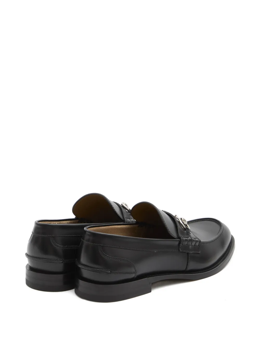 Gucci Horsebit leren loafers Zwart