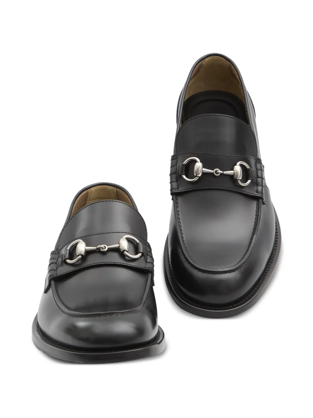 Gucci Horsebit leren loafers Zwart