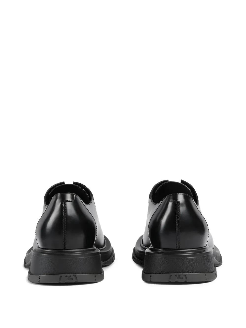 Gucci Leren Derby schoenen Zwart