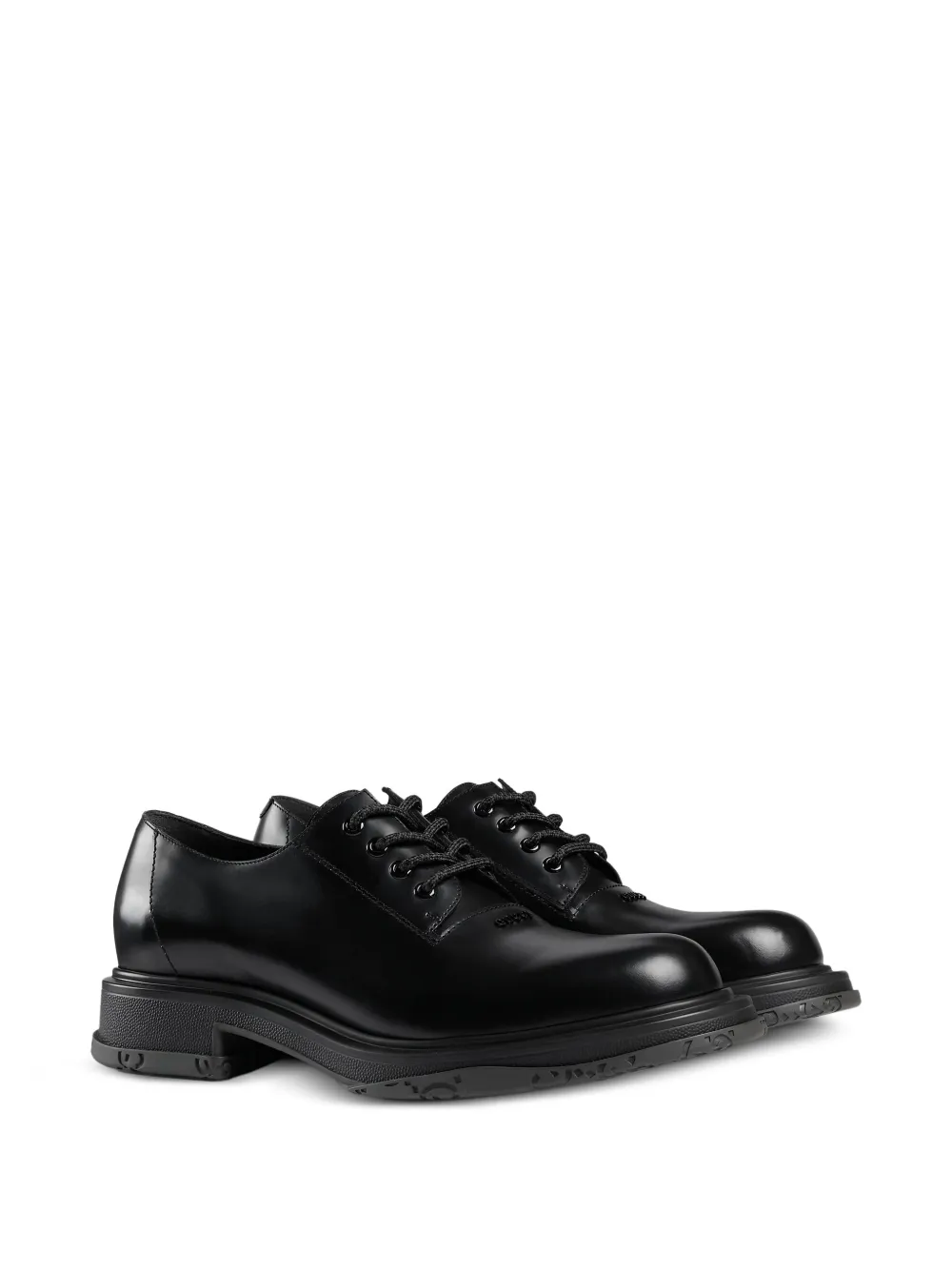 Gucci Leren Derby schoenen Zwart