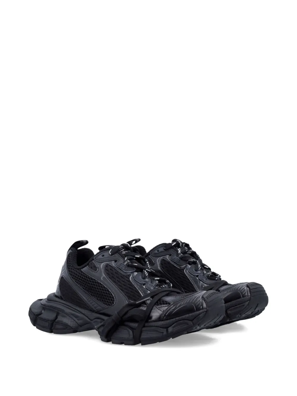 Balenciaga Sneakers met mesh vlak Zwart