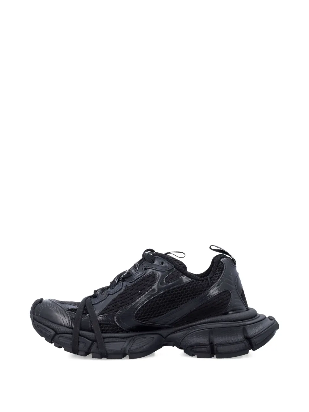 Balenciaga Sneakers met mesh vlak Zwart