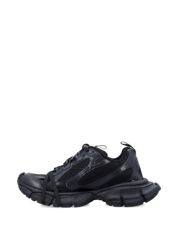 Balenciaga Tênis 3XL Com Sobreposição | Preto | FARFETCH BR