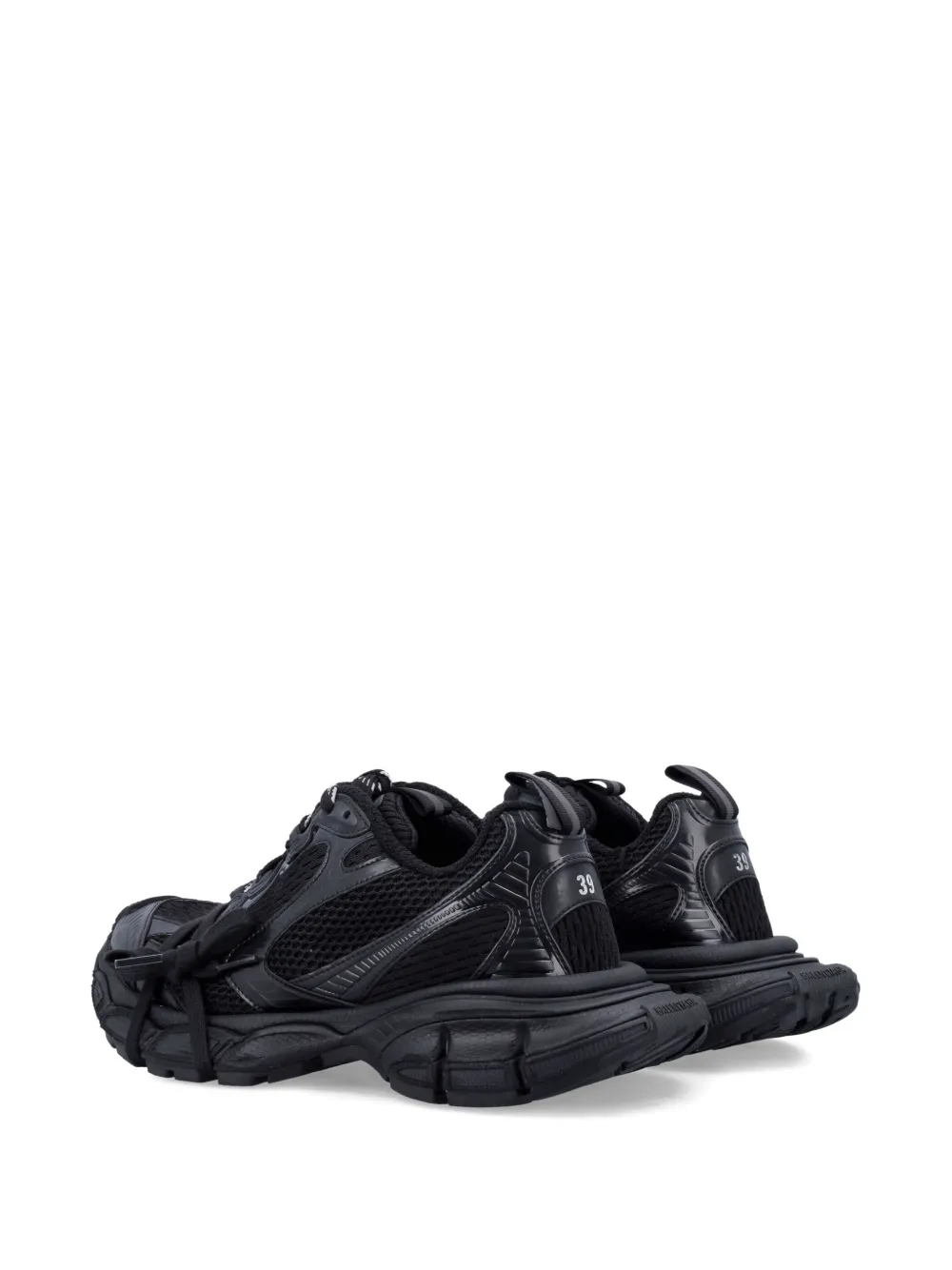 Balenciaga Sneakers met mesh vlak Zwart