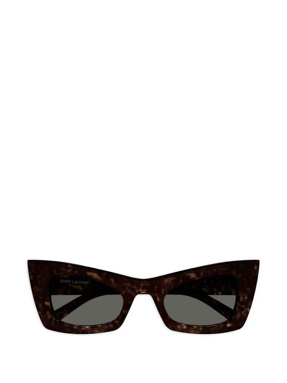 Saint Laurent Eyewear geometric-frame sunglasses - Marrone