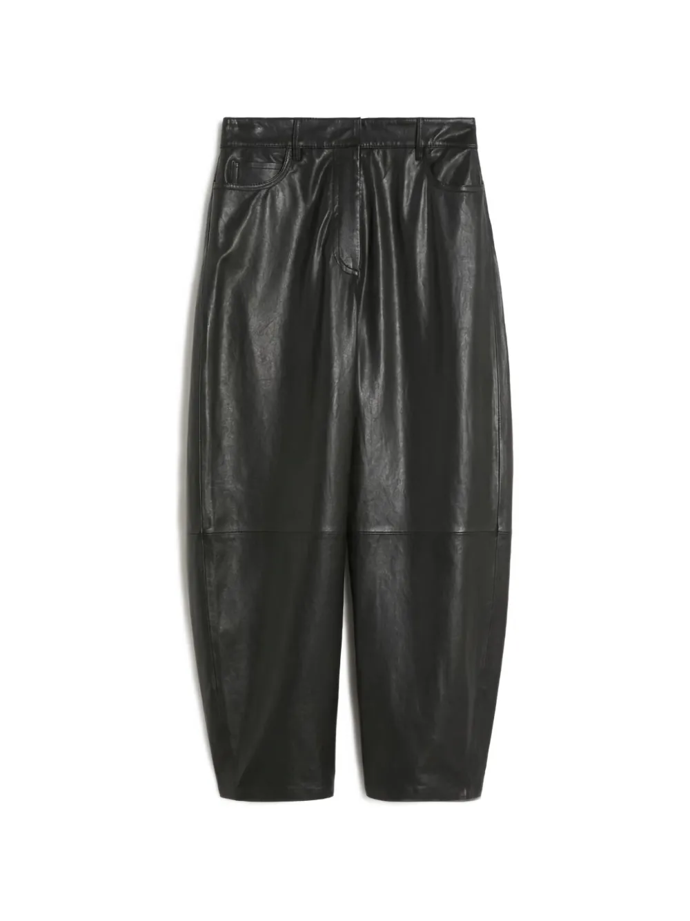 Weekend Max Mara Pagano leather trousers - Nero