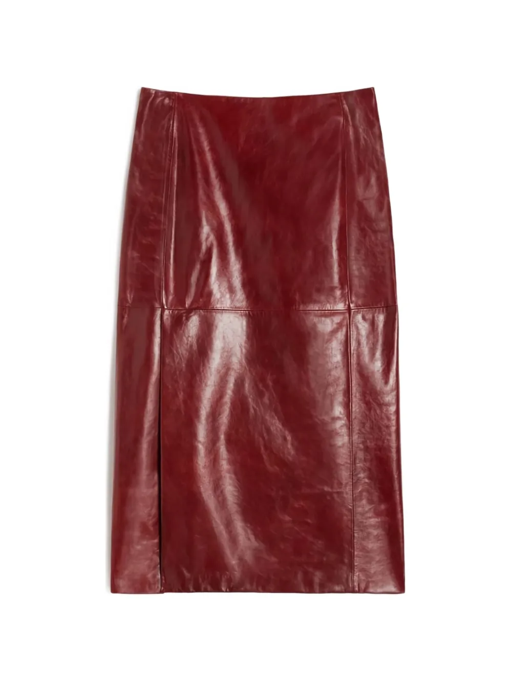 Sportmax Gonna midi con spacco - Rosso