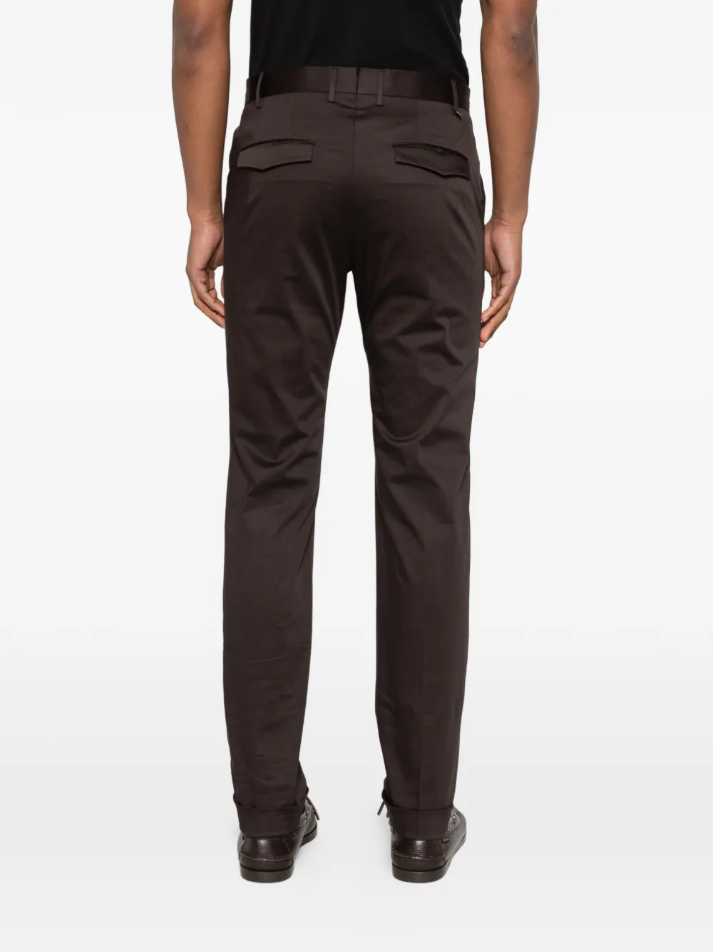 PT Torino Broek met cuffs Bruin