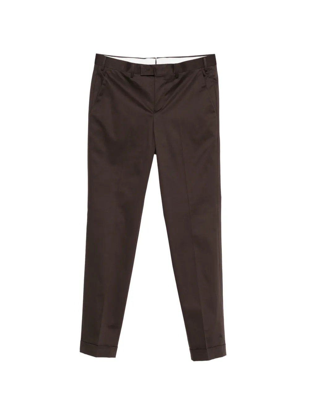 PT Torino cuffed trousers - Marrone