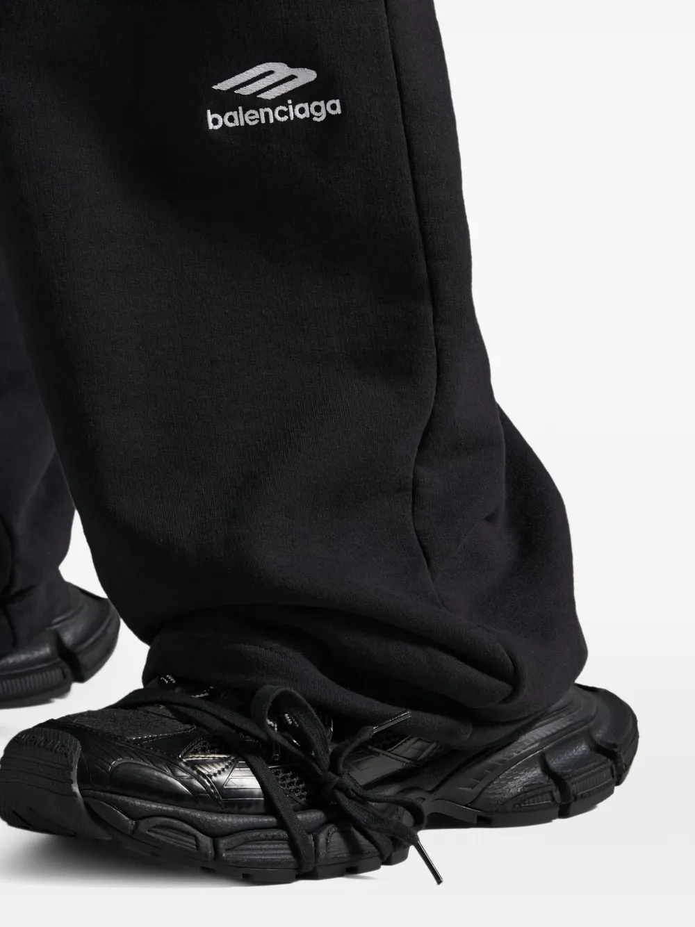 Balenciaga 3B Sports Icon Track Pants | Black | FARFETCH