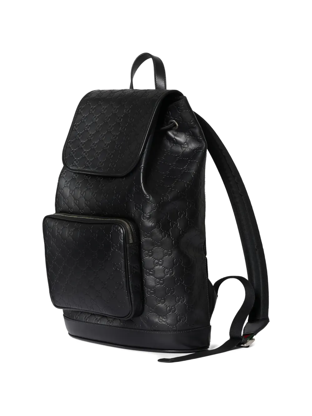  Gucci Medium Gg Emblem Backpack - Black 