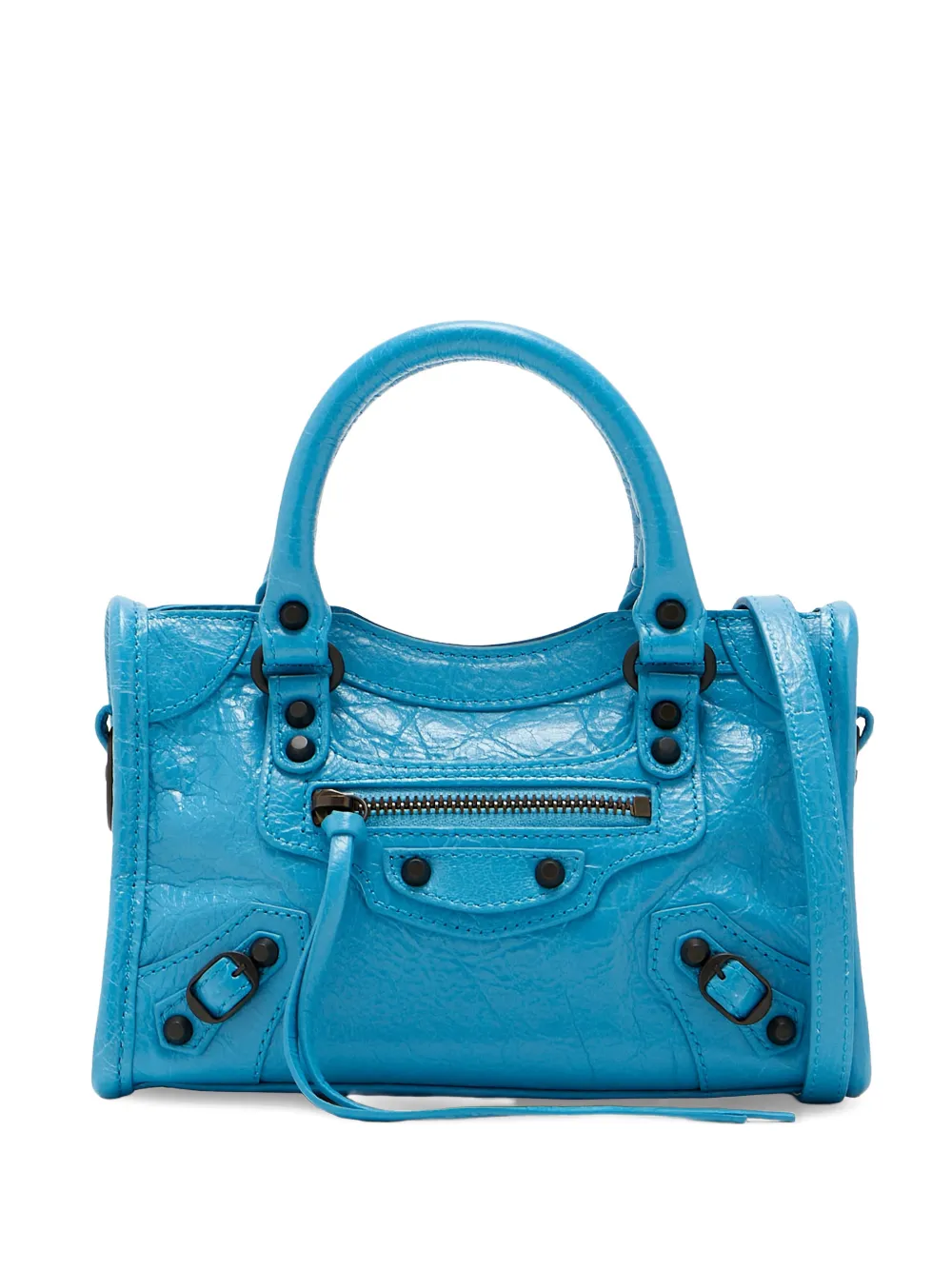 Balenciaga Nano Le City Top-handle Tote Bag In Blue