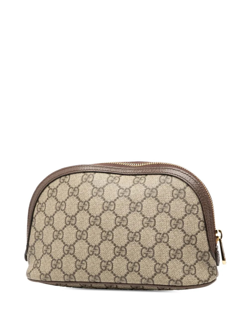 Gucci Pre-Owned 2016-2026 GG Supreme Ophidia Cosmetic pouch - Marrone