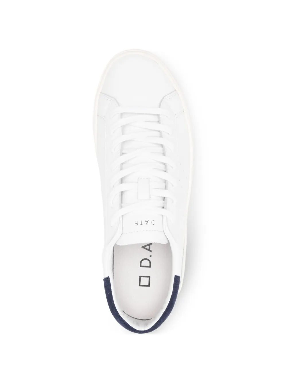 D.A.T.E. Sonica geperforeerde sneakers Wit