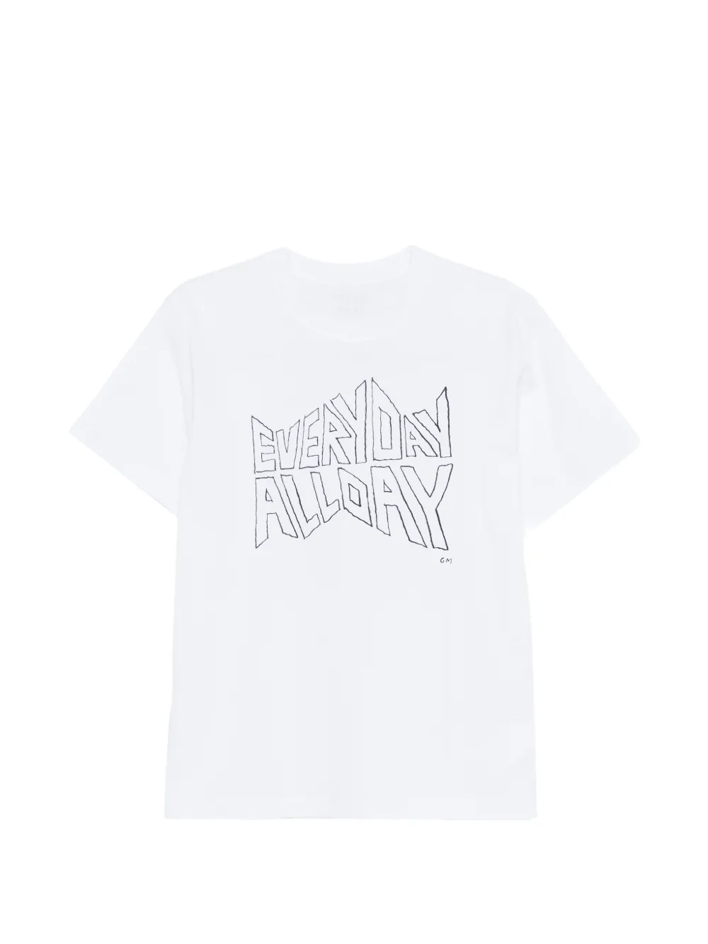 sacai x Geoff T-shirt girocollo - Bianco