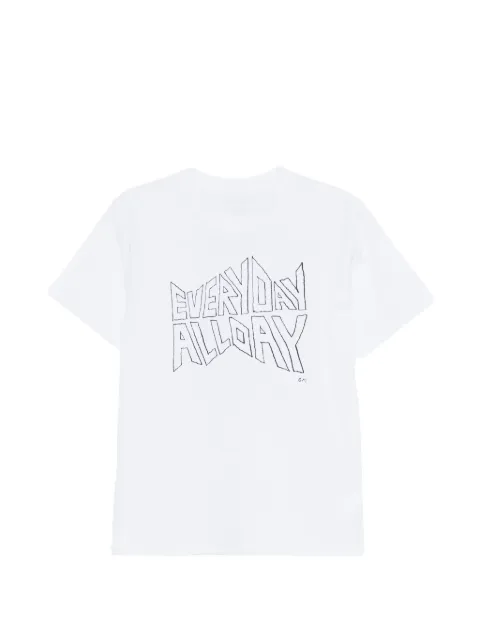 sacai playera con cuello redondo en colaboración con Geoff