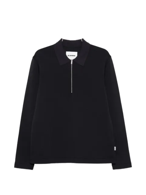 Jil Sander half-zip polo shirt